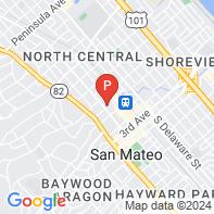 View Map of 36 North San Mateo Drive,San Mateo,CA,94401